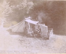 Camp Toco, Kephart's fixed camp in the Smokies.