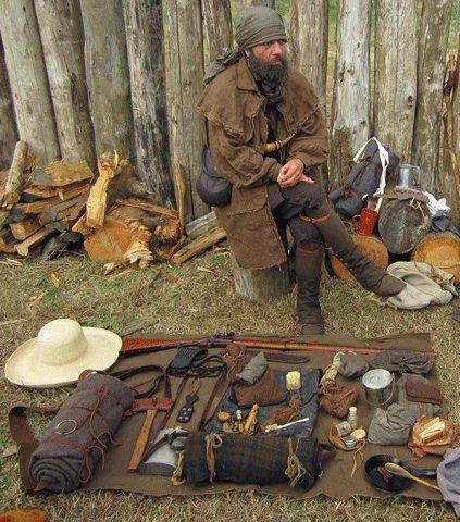 The basic kit takes many forms, depending on the time period (primitive, historic or contemporary). Packing for the Cherokee Campaign...Davidson's Fort...on the North Carolina Frontier